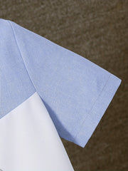 Boys Creative Lapel Shirt for Summer Outdoor