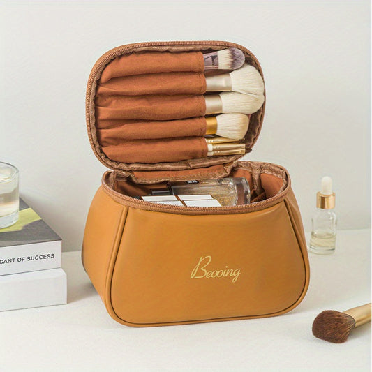 Portable Cosmetic Storage Bag Makeup Brush Organizer HandBag
