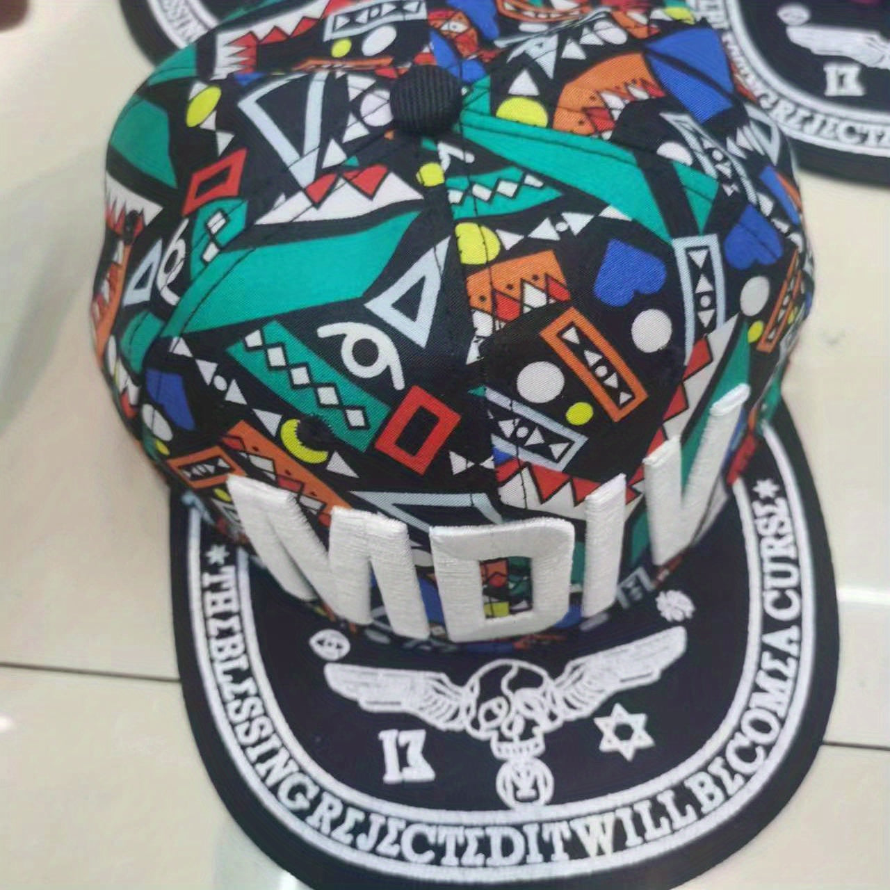 Classic Style Unisex Hip Hop Hat Couple Flat Brim Cloth Hip Hop Cap