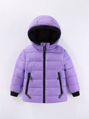 Girls Boys Winter Coat Warm Hooded Jacket
