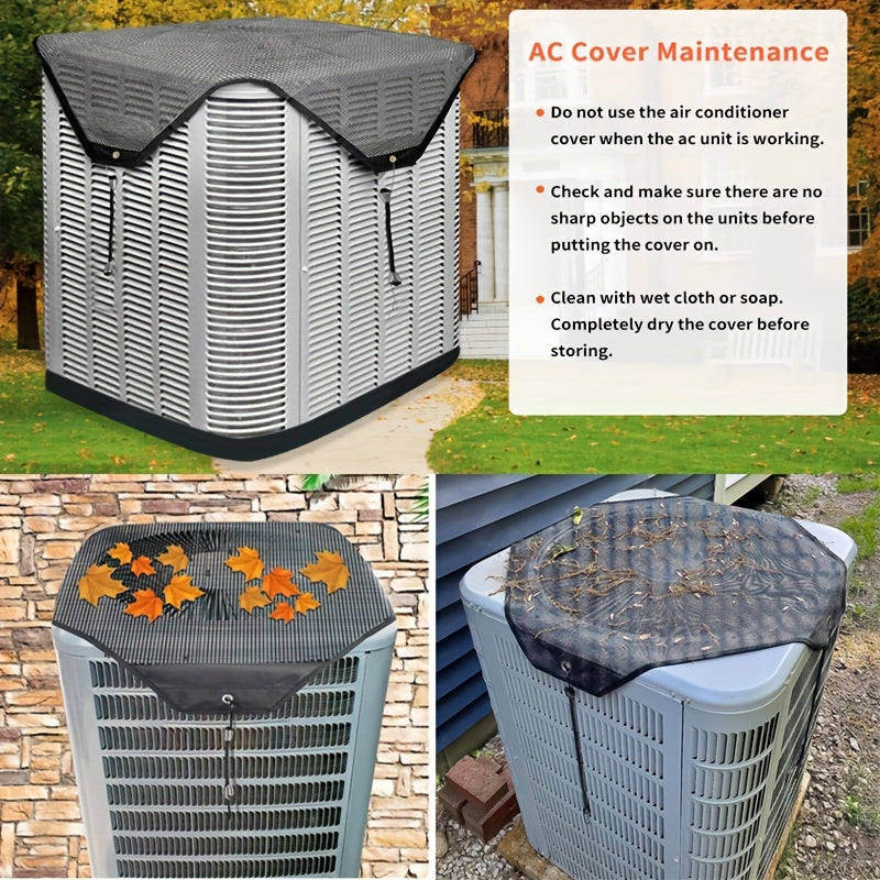 Central Air Conditioner Leaf Guard Mesh All Seasons AC Top Cover