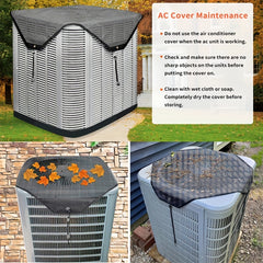 Central Air Conditioner Leaf Guard Mesh All Seasons AC Top Cover