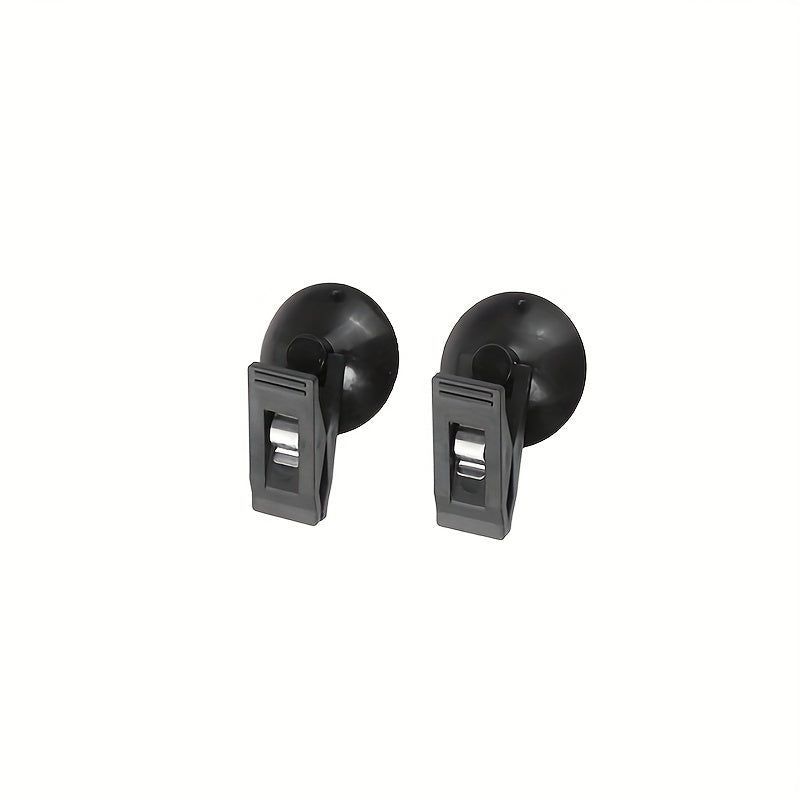 2pcs Vehicle-mounted Business Card Ticket Clip Paste Type Car Parking Card Clip