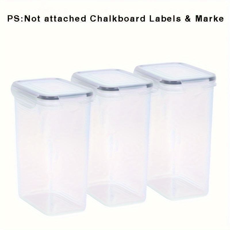 3pcs Airtight Food Storage Box With Lids Home Kitchen Decor