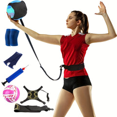 Volleyball Training Set: Belt, Ball, Knee Guards, Wrist Guard