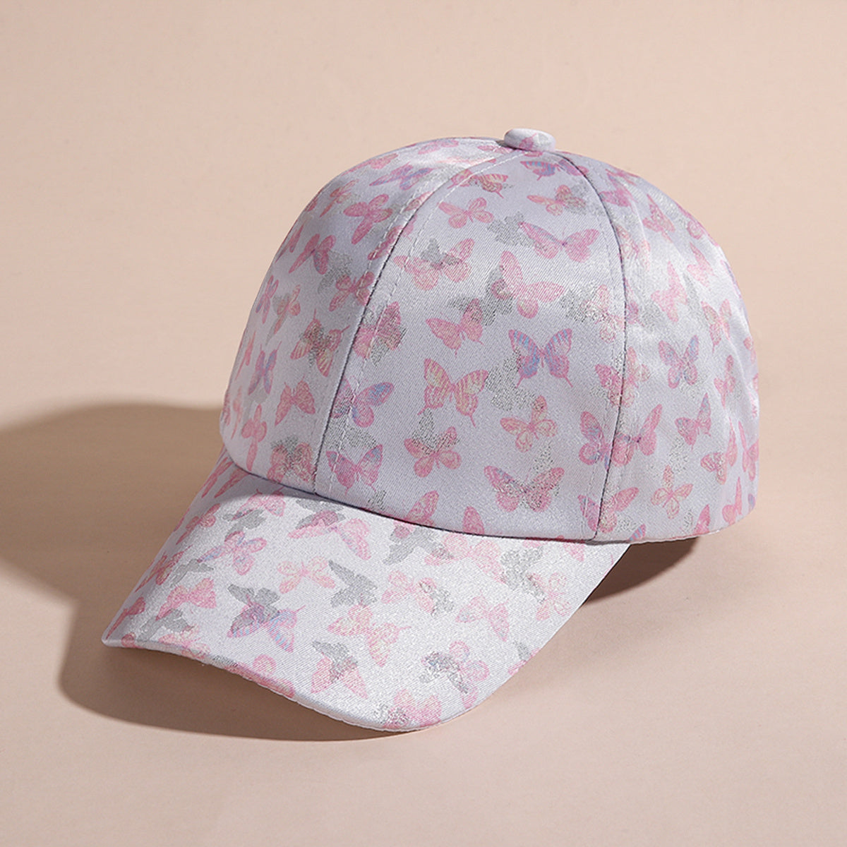 Girls Butterfly Unicorn Print Baseball Cap Sun Protection Hat