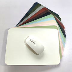 Small Leather Mouse Pad Desk Pad Waterproof Tablecloth Writing Desk Mat