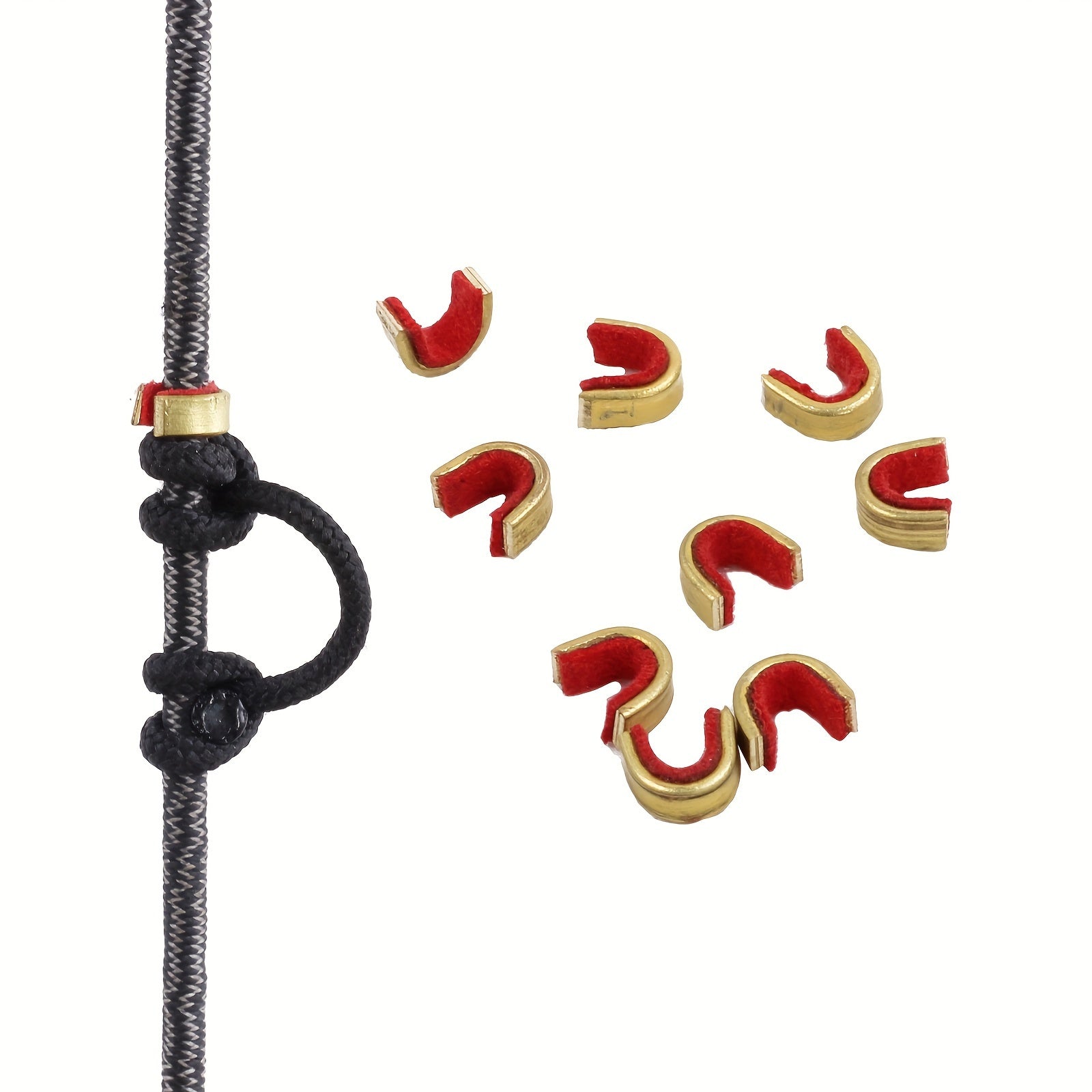 6pcs Bow String Nocking Points Set Archery String Nocking Points