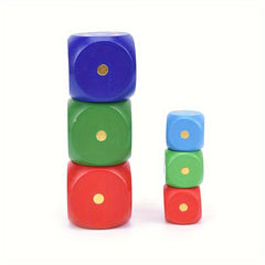 Wooden Dice Board Game 6 Sided Die