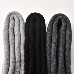 Men's Wool Hiking Socks Soft Comfortable Winter Warm Cozy Crew Socks