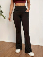Bootcut Workout Leggings Wide Leg Sports Pants Women's Activewear