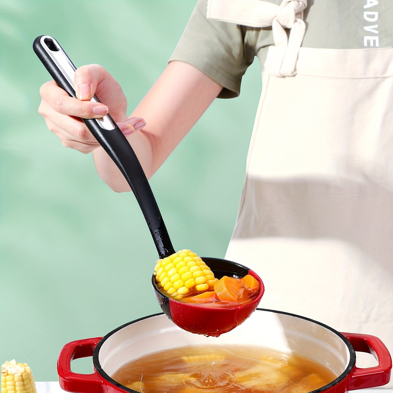 Large Soup Spoon Nylon Kitchen Utensil
