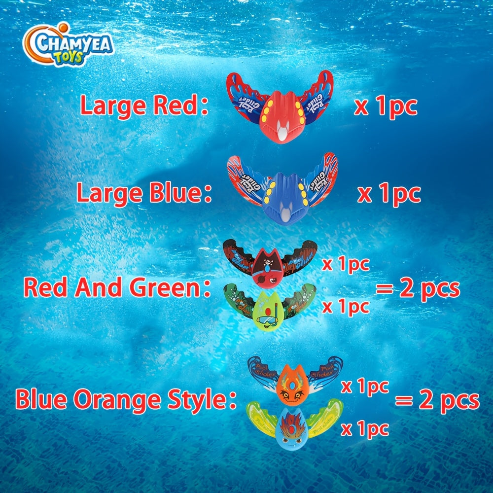 Summer Pool Party Toy Diving Toy Water Powered Devil Ray Mini Stingray
