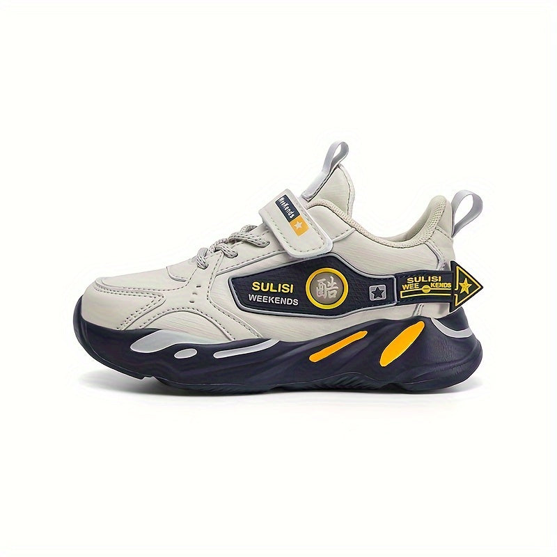 Boys Basketball Shoes Comfy Non Slip Sneakers Indoor Outdoor