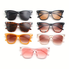 Retro Tortoiseshell Rivet Sunglasses UV400 Sun Shades