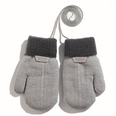Winter Warm Baby Gloves Knitted Thickened Gloves