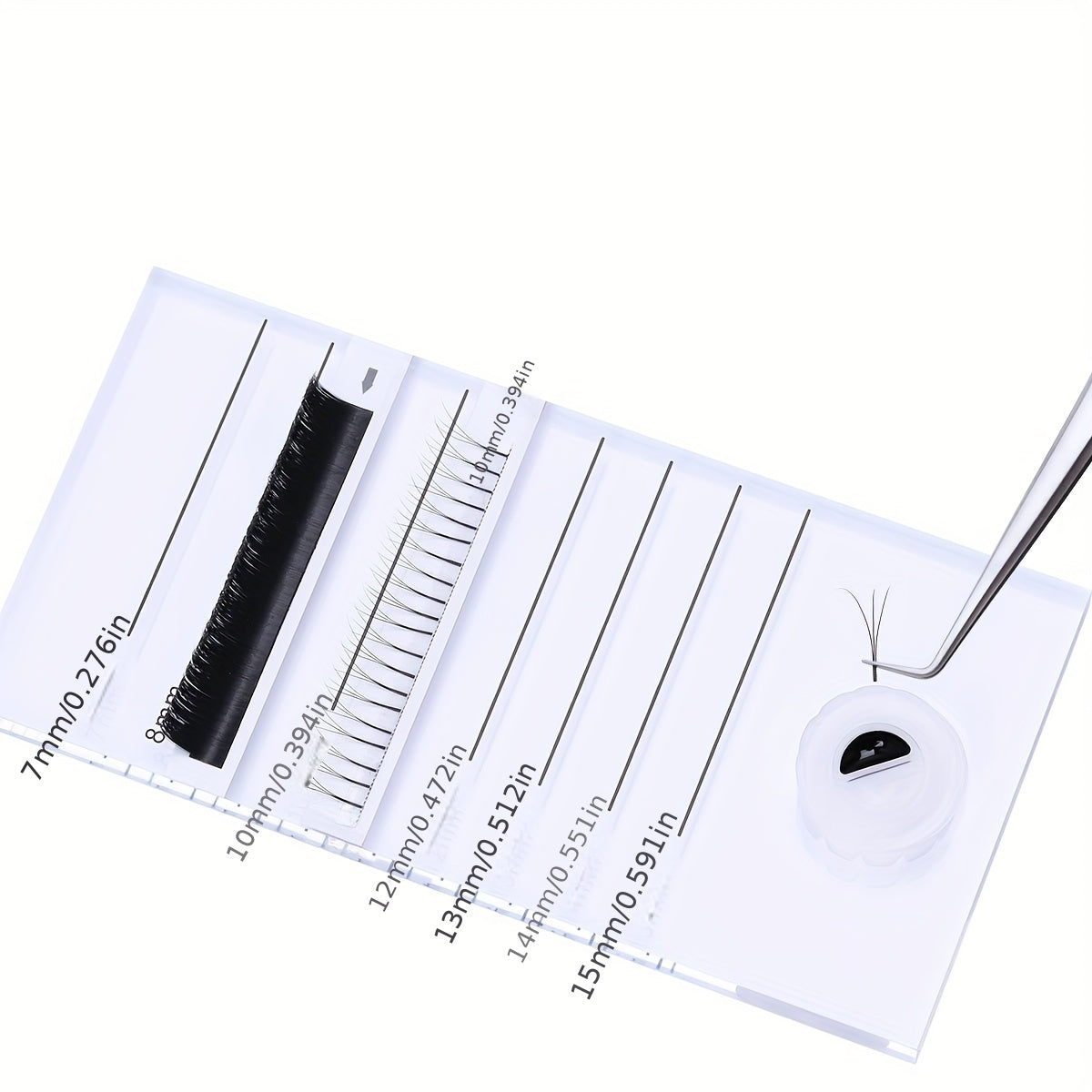 100pcs Eyelash Grafting Glue Cup Tattoo Ink Cap Container Holder