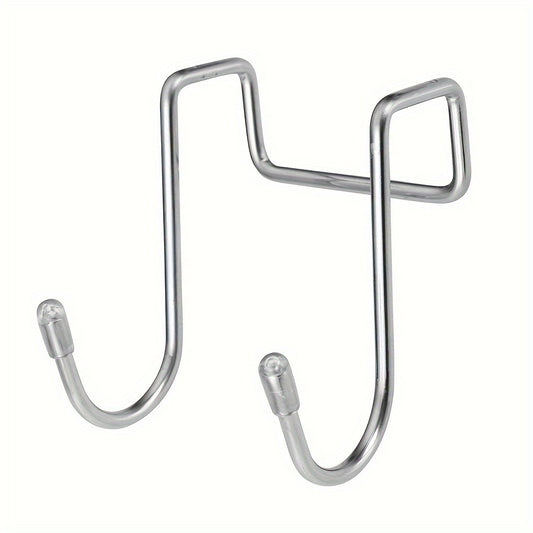 Stainless Steel Double S Hook Holder Heavy Duty Punching Clothes Hanger
