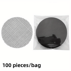 100pcs Flower Pot Hole Mesh Pad Prevent Soil Loss Anti Bonsai Pot Grid Mat