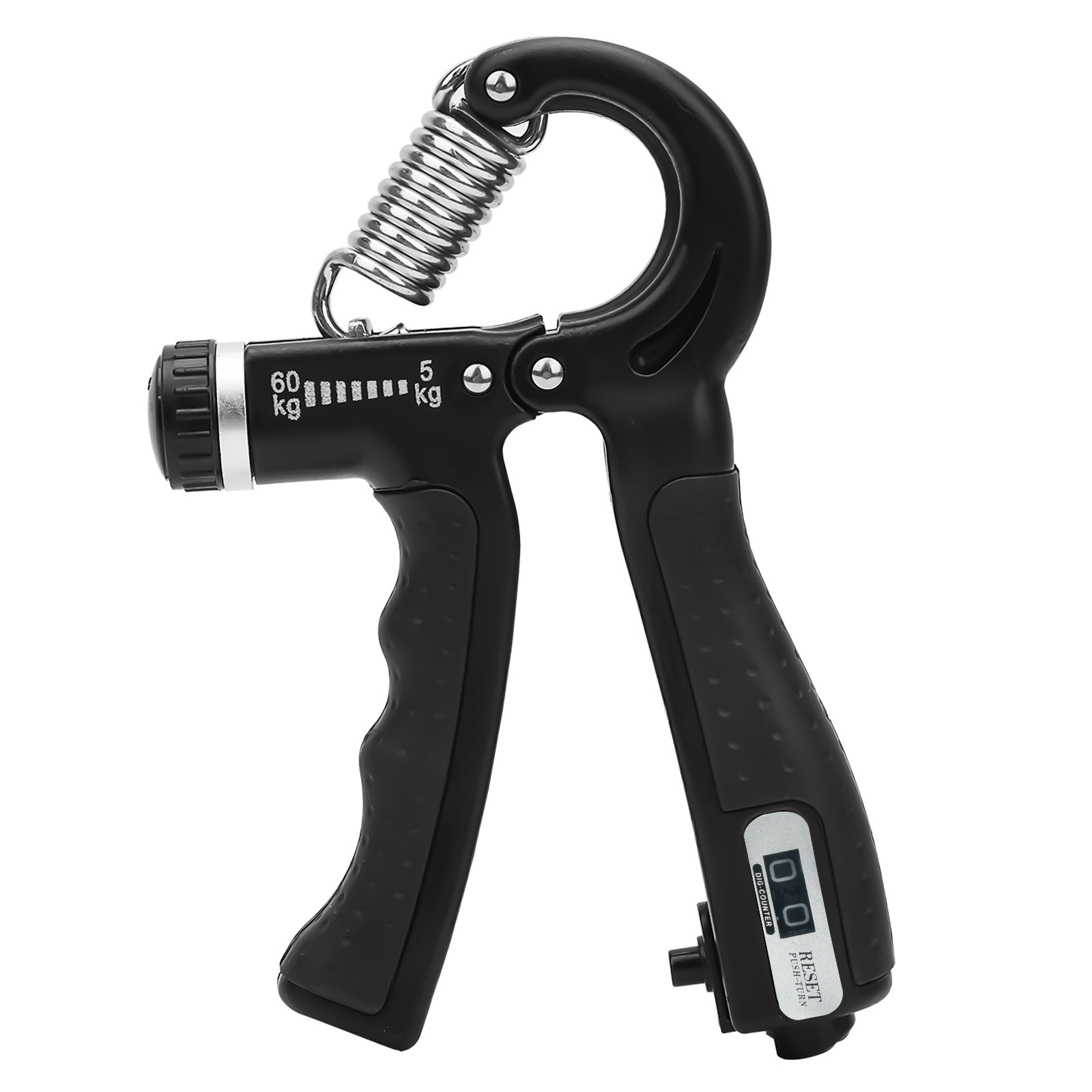 Adjustable Hand Grip Strength Trainer with Counter - Portable Muscle
