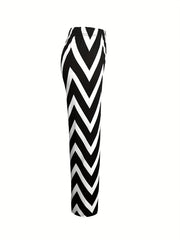 Women's All Over Print Loose Pants for Spring & Fall