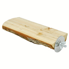 Wooden Bird Station Parrot Cage Perch Wood Platform Birds Cage Accessories