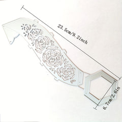 Metal Cutting Dies 3D Rose Lantern Winter Cut Die for Card Making Scrapbooking