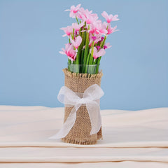 1m Transparent Organza Chiffon Ribbons with Golden Edges