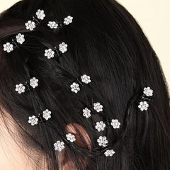 12pcs Glitter Rhinestone Mini Claw Clips Hairpin Hair Accessories
