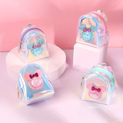 Cartoon Laser Sequin Mouse Bag Coin Purse - Holiday Party Gift
