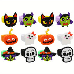 Halloween Ring Decoration Set Prank or Dress Up Gift PVC Ring