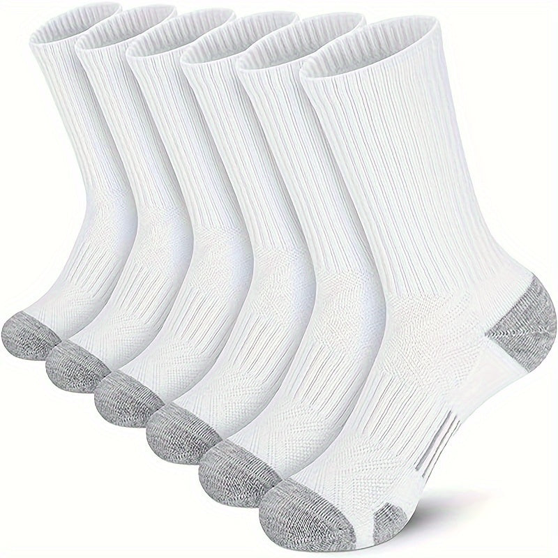 Men's Sports Crew Socks Cotton Cushioning Socks