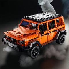 Stylish Orange Off Road Vehicle Building Block Set