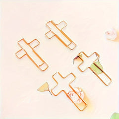20pcs Paper Clips Office Stationery Curved Needles Metal Wanzi Clip