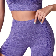 Seamless Butt Lifting Yoga Shorts Slim Fit Gym Activewear
