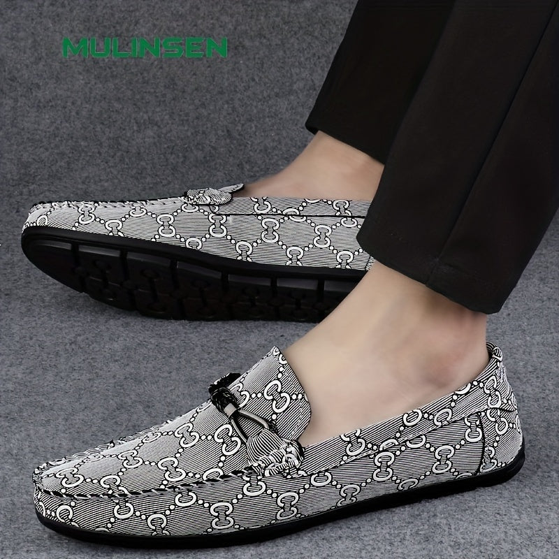 Men's Slip On Bit Loafer Shoes Soft Sole Anti skid Dress Shoes