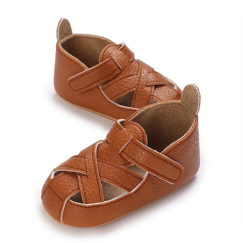 Solid Breathable Sandals for Baby Boys Lightweight Anti Slip Sandals
