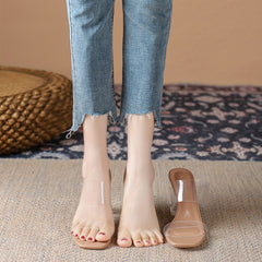 Women's Double Band Block Heel Sandals