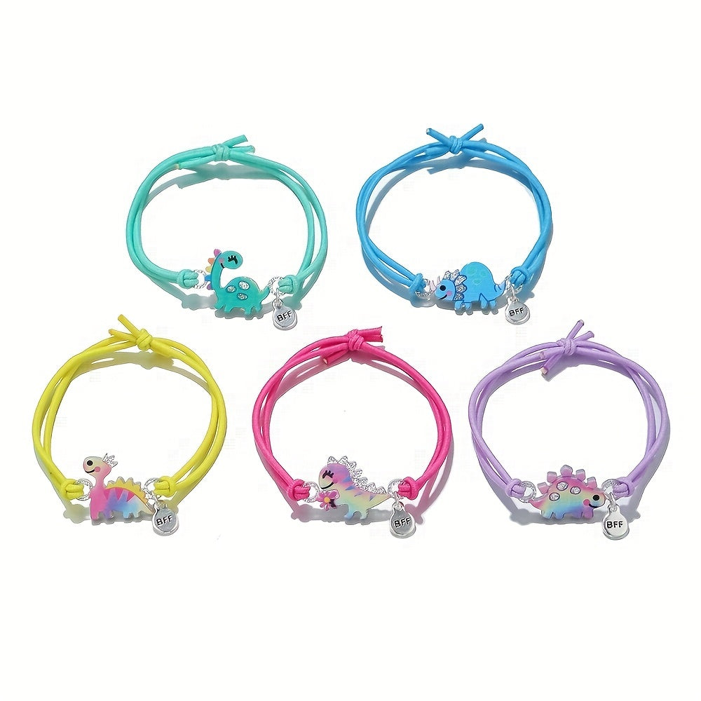 5pcs Dinosaur BFF Bracelet for Girls Friends