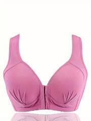 Front Buckle Wireless Bra Comfy Push Up Bra