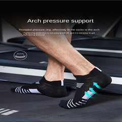 3 Pairs Men's Casual Breathable Anti-slip Ankle Socks for Outdoor Sports
