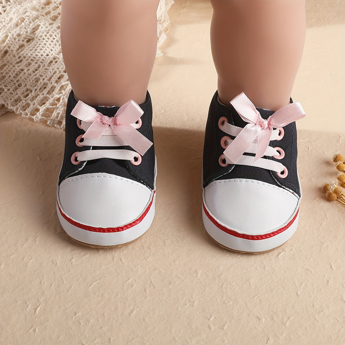 Baby Girls Comfortable Non Slip Sneakers for Indoor Outdoor Walking