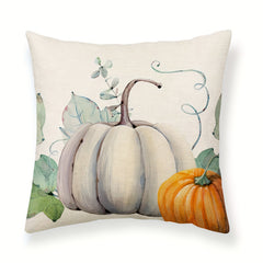 Thanksgiving Throw Pillow Covers - Fall Decor Single Sided Printed Pillowcase