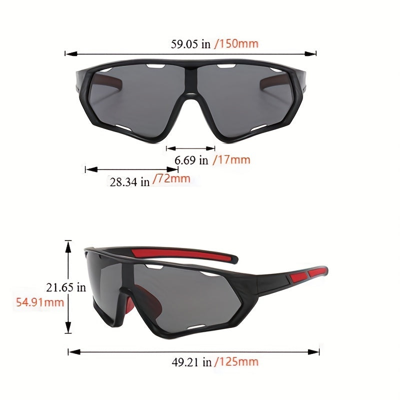 Men's Cycling Glasses Outdoor Sports Reflective Sunglasses