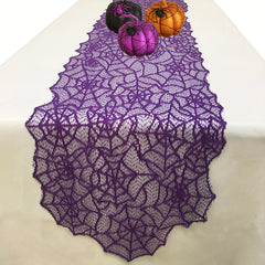 Halloween Spider Web Table Runner Party Decoration Supplies