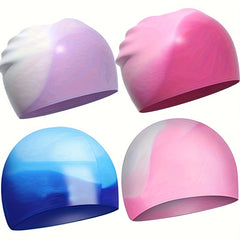 Unisex Silicone Swimming Cap Non-slip Ear Protection