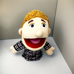 Set of 2 Family of Six Puppet Figures Plush Toys for Storytelling