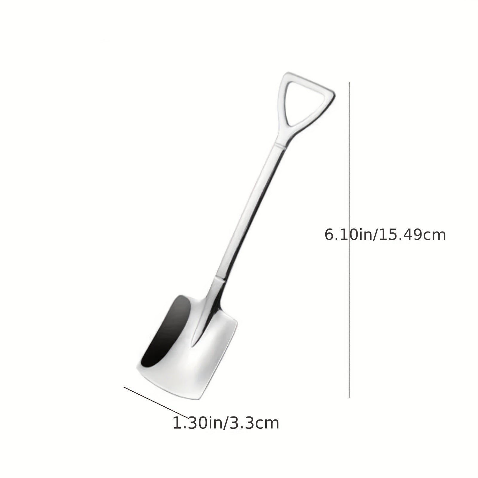 8pcs Titanium Plated Dessert Watermelon Spoon Set