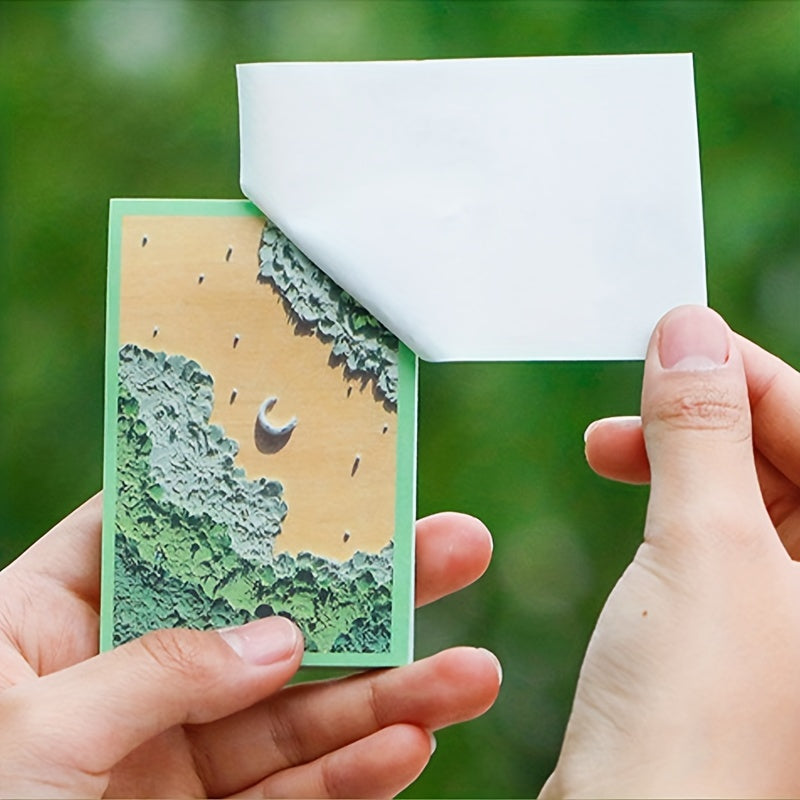80pcs Painting Theme Sticky Notes To Do List Notepad