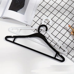 10pcs Thicker Clear Plastic Clothes Hangers Dry Cleaners